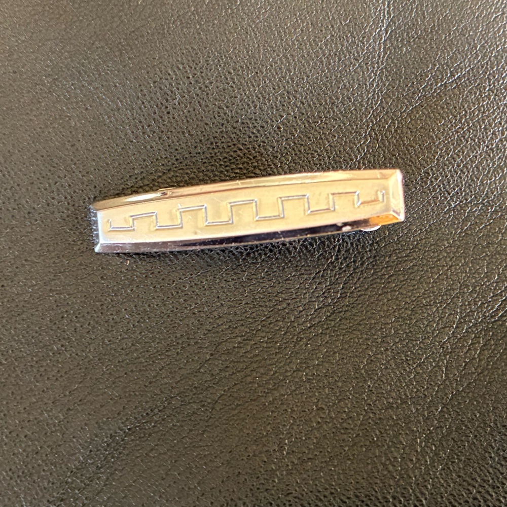 Vintage Hickok Silver Tie Clip